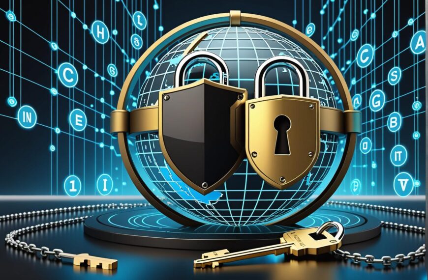online privacy padlock shield
