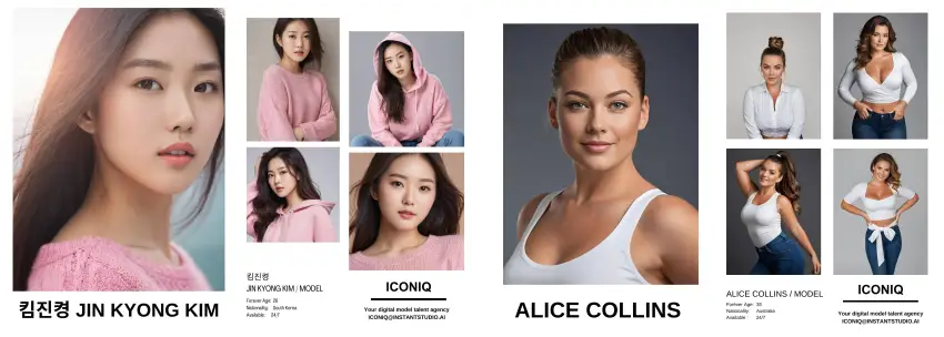 IconIQ AI Model Jin Kim